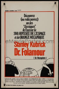 9k1229 DR. STRANGELOVE Belgian R1970s Stanley Kubrick classic, Sellers, Tomi Ungerer-like art!