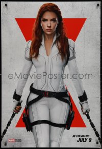 9k0672 BLACK WIDOW teaser DS 1sh 2021 Scarlet Johansson as Natasha Romanoff, Marvel superhero!