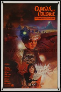 9k0687 CARAVAN OF COURAGE style A int'l 1sh 1984 An Ewok Adventure, Star Wars, Kazuhiko Sano!