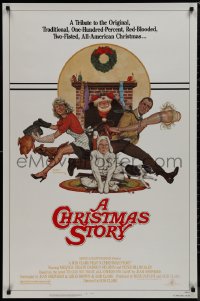 9k0689 CHRISTMAS STORY NSS style 1sh 1983 best classic Christmas movie, art by Robert Tanenbaum!