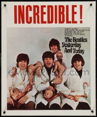 9k1124 BEATLES 18x22 commercial poster 2000s John, Paul, George & Ringo, Yesterday and Today!