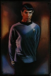 9k0215 STAR TREK CREW 27x40 commercial poster 1991 Drew Struzan art of Lenard Nimoy as Spock!