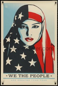 9k0371 SHEPARD FAIREY group of 3 24x36 art prints 2017 Amplifier's We the People Campaign!