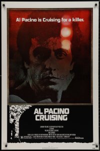 9k0702 CRUISING 1sh 1980 William Friedkin, undercover cop Al Pacino pretends to be gay!