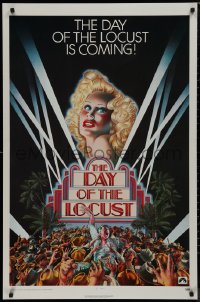 9k0709 DAY OF THE LOCUST teaser 1sh 1975 Schlesinger's version of West's novel, David Edward Byrd art