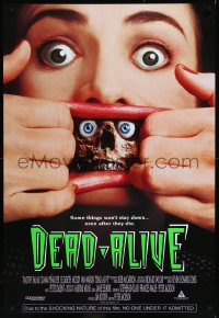 9k0713 DEAD ALIVE 1sh 1992 Peter Jackson gore-fest, some things won't stay down!