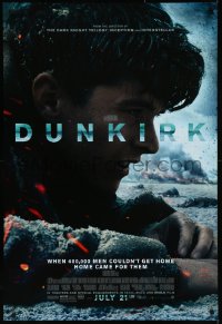 9k0732 DUNKIRK advance DS 1sh 2017 Christopher Nolan, Tom Hardy, Murphy, different close-up!