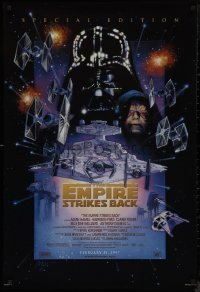 9k0736 EMPIRE STRIKES BACK style C advance 1sh R1997 they're back on the big screen!