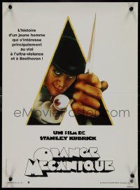 9k1459 CLOCKWORK ORANGE French 15x21 R1990s Stanley Kubrick classic, Castle art of Malcolm McDowell!