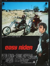 9k1466 EASY RIDER French 16x22 R1980s Fonda, motorcycle biker classic directed by Dennis Hopper