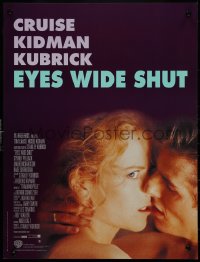 9k0597 EYES WIDE SHUT French 16x21 1999 Stanley Kubrick, romantic c/u of Tom Cruise & Nicole Kidman!