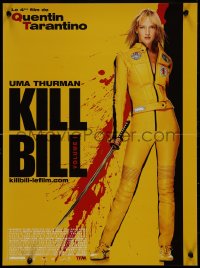 9k1490 KILL BILL: VOL. 1 French 16x21 2003 Quentin Tarantino directed, cool bloody design!