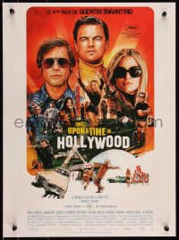 9k1512 ONCE UPON A TIME IN HOLLYWOOD French 15x21 2019 Tarantino, montage art by Chorney!
