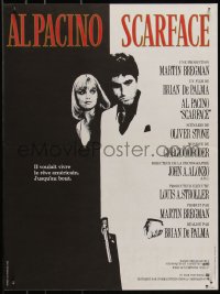 9k1523 SCARFACE French 15x20 1984 Al Pacino as Tony Montana, Michelle Pfeiffer, Brian De Palma!
