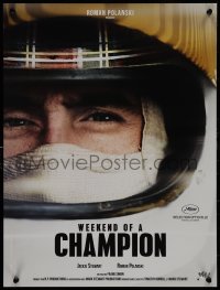 9k1544 WEEKEND OF A CHAMPION French 16x21 2013 really cool artwork of F1 racer Jackie Stewart!