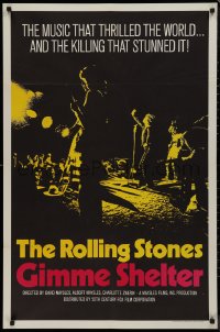 9k0768 GIMME SHELTER int'l 1sh 1971 Rolling Stones out of control rock & roll concert!