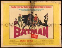 9k1286 BATMAN 1/2sh 1966 Adam West & Burt Ward, villains Meriwether, Romero, Meredith, ultra rare!