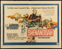 9k1322 SHENANDOAH 1/2sh 1965 James Stewart, Civil War, great Frank McCarthy artwork!