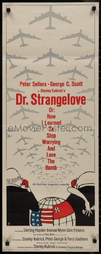9k1561 DR. STRANGELOVE insert 1964 Stanley Kubrick classic, Peter Sellers, Tomi Ungerer art!