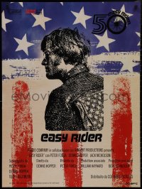 9k0430 EASY RIDER Italian 1sh R2019 Peter Fonda, biker classic directed by Dennis Hopper, different!