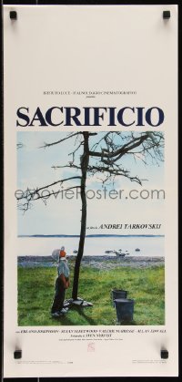 9k1666 SACRIFICE Italian locandina 1987 Andrei Tarkovsky's Offret, completely different image!