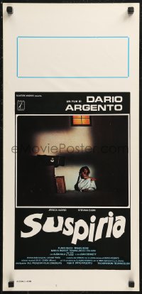 9k1677 SUSPIRIA Italian locandina 1977 classic Dario Argento giallo horror, Harper, white title!