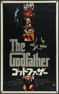 9k0070 GODFATHER Japanese 39x62 1972 Marlon Brando, Francis Ford Coppola crime classic, very rare!