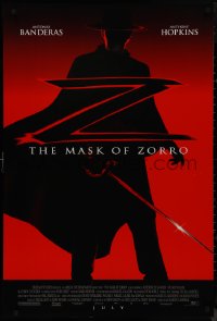9k0890 MASK OF ZORRO advance DS 1sh 1998 Antonio Banderas, Catherine Zeta-Jones, Anthony Hopkins