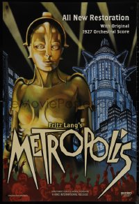 9k0898 METROPOLIS DS 1sh R2002 Brigitte Helm as the gynoid Maria, The Machine Man!