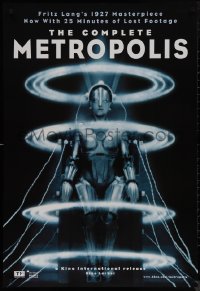 9k0899 METROPOLIS 1sh R2010 Fritz Lang, classic robot art from the first German release!