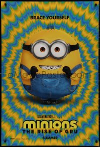 9k0900 MINIONS: THE RISE OF GRU advance DS 1sh 2021 CGI sequel, colorful image, brace yourself!