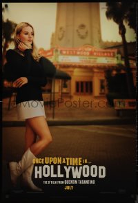 9k0933 ONCE UPON A TIME IN HOLLYWOOD teaser 1sh 2019 Tarantino, Margot Robbie as Sharon Tate!