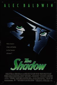 9k1010 SHADOW 1sh 1994 Alec Baldwin knows what evil lurks in the hearts of men!