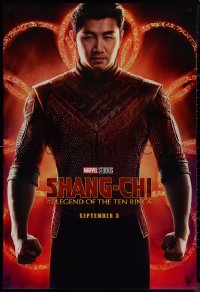 9k1013 SHANG-CHI & THE LEGEND OF THE TEN RINGS teaser DS 1sh 2021 Simu Liu in the title role!