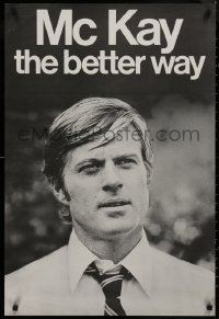 9k0376 CANDIDATE 23x34 special poster 1972 different image of Robert Redford on faux campaign poster!