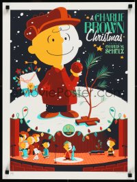 9k0353 CHARLIE BROWN CHRISTMAS signed standard edition #47/450 18x24 art print 2011 by Tom Whalen!