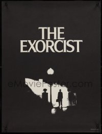 9k1256 EXORCIST 19x25 special poster 1974 William Friedkin, Max Von Sydow, William Peter Blatty classic!