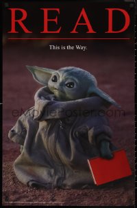 9k0224 MANDALORIAN 22x34 special poster 2020 parody image of The Child Baby Yoda Grogu, the Way!