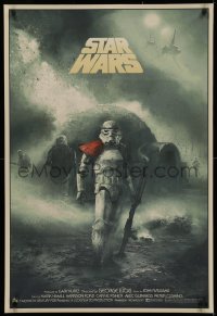 9k0393 STAR WARS 27x40 Egyptian special vinyl poster 2010s storm troopers on Tatooine by Fitzgerald!