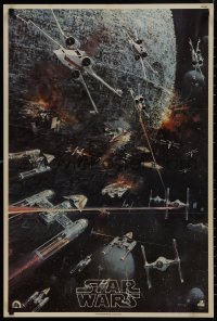 9k0203 STAR WARS 22x33 music poster 1977 George Lucas classic, John Berkey artwork, soundtrack!