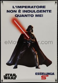 9k0288 STAR WARS 6 27x39 Italian advertising posters 2010s Vader, Yoda & more, Essellunga!