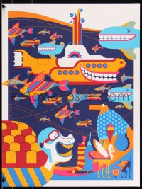 9k1204 YELLOW SUBMARINE set of 5 signed Variant Edition #110/135 18x24 art print 2012 by Whalen!
