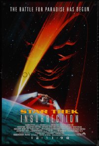 9k1043 STAR TREK: INSURRECTION advance 1sh 1998 sci-fi image of the Enterprise and F. Murray Abraham!
