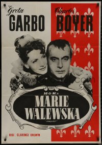 9k0268 CONQUEST Swedish R1950s Greta Garbo as Marie Walewska just wants to love Boyer as Napoleon!