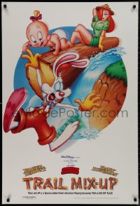 9k1080 TRAIL MIX-UP DS 1sh 1993 John Hom art Roger Rabbit, Baby Herman, Jessica Rabbit!