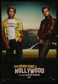 9k1139 ONCE UPON A TIME IN HOLLYWOOD 2 mini posters 2019 Pitt and DiCaprio, Robbie, Tarantino!