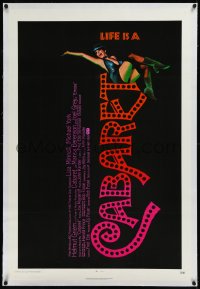 9m0470 CABARET linen 1sh 1972 Liza Minnelli in Nazi Germany, directed by Bob Fosse, Joseph Caroff art!