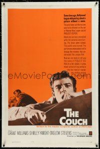 9m0496 COUCH linen 1sh 1962 Robert Bloch's story of serial killer who tries to get psychiatric help!