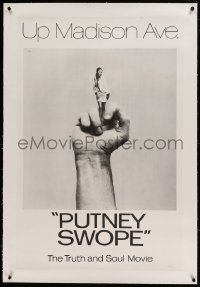 9m0712 PUTNEY SWOPE linen 1sh 1969 Robert Downey Sr., classic image of black girl as middle finger!