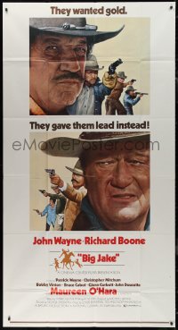 9p0190 BIG JAKE 3sh 1971 Richard Boone wanted gold but John Wayne gave him lead instead!